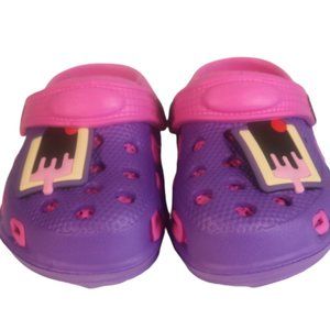Girls coastal kick toddler two tone Fuchs Purple Crogs Size 10Toddle Baby Infant